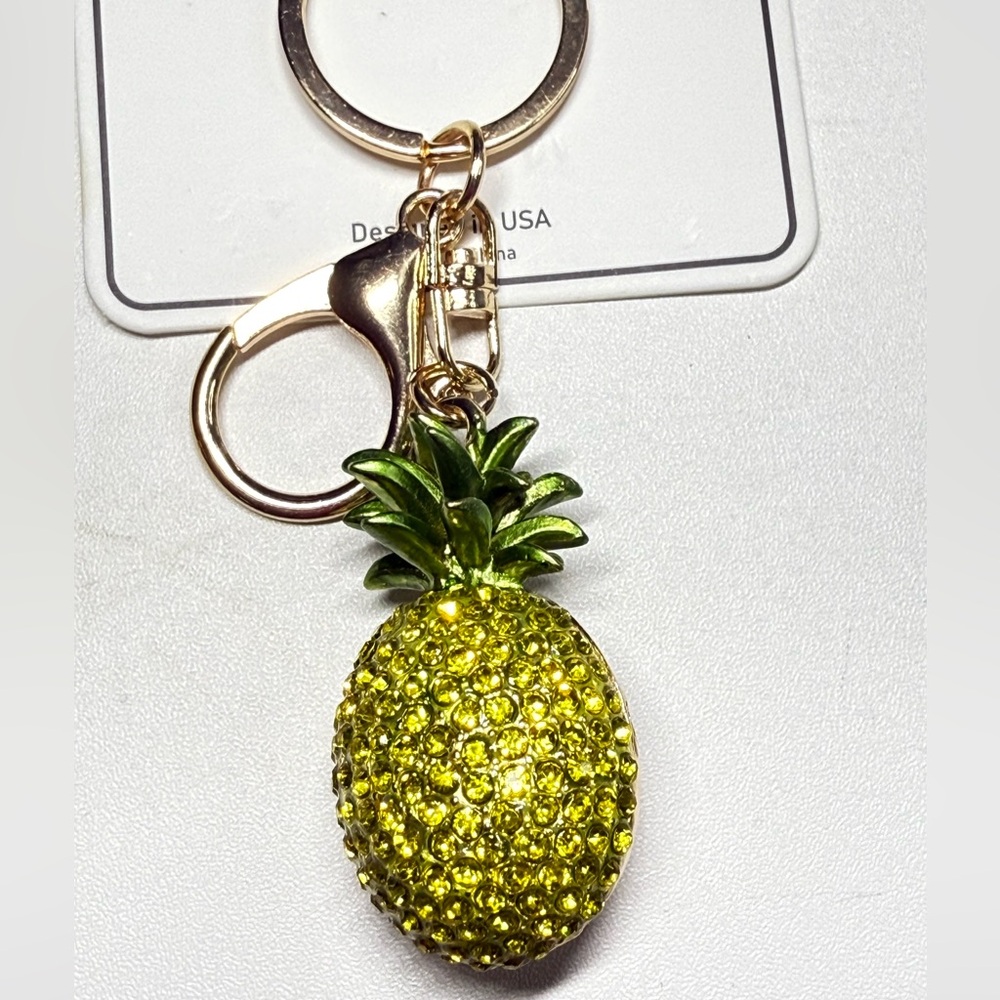 Sparkling Pineapple Keychain